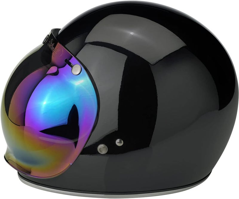 Biltwell Bubble Shield Rainbow Mirror - Anti-fog, Scratch Resistant, UV/A UV/B Resistant - Image 4